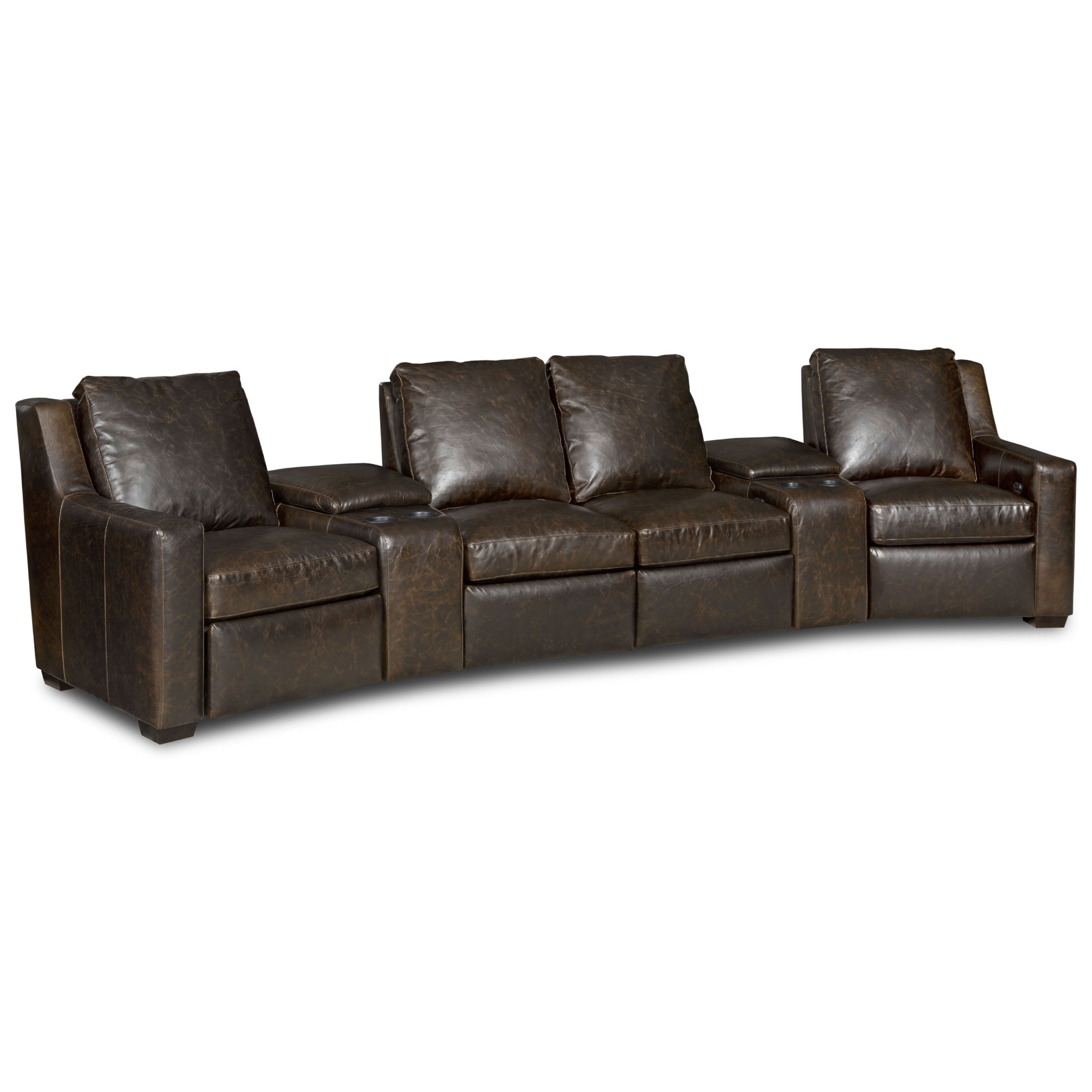 Bradington Young Connery Three Piece Power Reclining Sectional Sofa